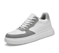 Zapatos con Alzas para Hombre, Unisex, de 6/8/10 cm, con Altura Ajustable, Informales, Antideslizantes, Transpirables, con Cordones, Ganar Altura y Confort al Caminar