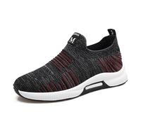 Zapatos con Alzas para Hombre, Zapatillas Deportivas Informales de Malla para Hombre, Ligeras, Transpirables, con Cordones y tacón Oculto de 6 cm, cómodas y Modernas para Diario_2