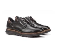 Zapatos con cordones de estilo casual negros de Fluchos F1351 hechos en piel en España