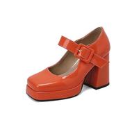 Zapatos con Cordones Mujer Tacones Mujer Zapatos Tacon Bajo Plataforma Flamenco Clavos Comodos Zapato Salon Azul Azules Mocasines Merceditas Mary Jane Vintage Baile Antideslizante Venecianas 35