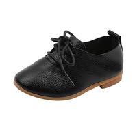 Zapatos con cordones para niña, zapatos planos, zapatos escolares, zapatos bajos, bailarinas para niños, zapatos de vestir suaves, zapatos de piel sintética, zapatos de ballet, zapatos de fiesta