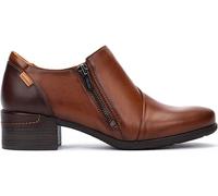 Pikolinos Malaga Zapatos Tacón Mujer | en Cuero | Cremallera | Marrón