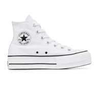 CONVERSE All Star High Top Plataforma CHUCK TAYLOR, con cuña blanco 40