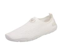 Zapatos de agua de playa para hombre y mujer, transpirables, de secado rápido, unisex, ligeros, zapatos de mar para playa, piscina, deportes junto al mar, esenciales para vacaciones, White, 36 2/3 EU