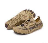Zapatos de agua de secado rápido para hombres y mujeres, antideslizantes, calcetines acuáticos para natación, playa, senderismo, trazado de ríos, UE 35-47 (8606 caqui 39)