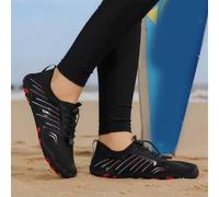 Zapatos de agua de secado rápido, para hombres y mujeres, suela de goma antideslizante, parte superior de poliéster transpirable, para senderismo, playa, rafting, pesca y viajes, UE 36-46 (39 BY-01