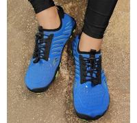 Zapatos de agua de secado rápido, para hombres y mujeres, suela de goma antideslizante, parte superior de poliéster transpirable, para senderismo, playa, rafting, pesca y viajes, UE 36-46 (43 BY-01