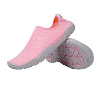 Zapatos de agua de secado rápido para mujer, ligeros, sin cordones, de malla transpirable, para playa, natación, piscina, yoga y surf, Pink, 38.5 EU