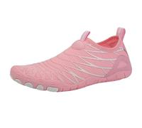 Zapatos de agua de verano para hombre, cómodos, ligeros, antideslizantes, a la moda, para correr, gimnasio, entrenamiento de pelota al aire libre, Pink, 10 UK 3X-Narrow