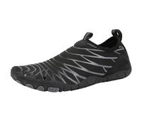 Zapatos de agua de verano para hombre, cómodos, ligeros, antideslizantes, a la moda, para correr, impermeables, para gimnasio, entrenamiento de pelota al aire libre, Black, 7.5 UK 3X-Narrow