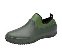 Zapatos de Agua EVA para Mujer, para Comedor, Lavado, caña Baja, Antideslizantes, para Trabajo y Cocina. Zapatillas El Hombre (Green, 45)