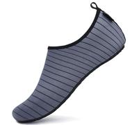 Zapatos de Agua Hombre Mujer Transpirable de Secado Rápido Zapatillas Snorkel Bucear Surf Escarpines,Gris,38/39