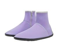 Zapatos de agua para mujer, botas de lluvia para mujer, de secado rápido, zapatos de playa, surf, ligeros, antideslizantes, para la lluvia, para exteriores, con puntera ancha, suela gruesa, morado, 38