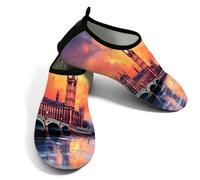 Zapatos de agua para mujer y hombre, acuarela, puente de Londres, zapatos de playa, calcetines de natación de secado rápido, Acuarela London Bridge, 37.5/38.5 EU