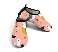Zapatos de agua para mujer y hombre, con estampado de gaviota coral, zapatos de playa, calcetines de natación de secado rápido, Estampado de gaviota coral, 37.5/38.5 EU