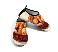 Zapatos de agua para mujer y hombre, con patrón de pan delicioso, zapatos de playa, calcetines de natación de secado rápido, Delicioso patrón de pan, 40/41 EU