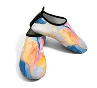 Zapatos de agua para mujer y hombre, diseño abstracto de acuarela, zapatos de playa, calcetines de natación de secado rápido, Acuarela abstracta que se extiende, 36/37 EU