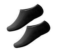Zapatos de agua VGEBY, zapatos de natación, calcetines de goma, zapatos antideslizantes, calcetines para zapatos de agua, caminar por la playa (negro)
