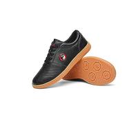 Zapatos de artes marciales de cuero, transpirables, cómodos, entrenador de Kung Fu Taichi, zapatos de entrenamiento, zapatillas ligeras de Tai Chi de caña media y baja ( Color : Black , Size : 39 EU )