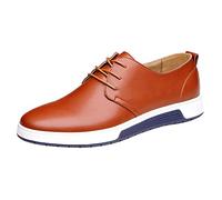 Zapatos de ascensor para hombre, zapatos de cuero para hombre, verano, elegantes, zapatos de noche, zapatos formales con cordones, mocasines, mocasines, zapatos suaves con cordones, resistentes al