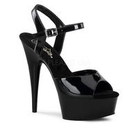 Zapatos De Baile Con Plataforma De Tacón Alto Pleaser Stiletto Delight 609