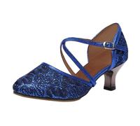 Zapatos de baile de las mujeres del dedo abierto latina tango vals fiesta social salsa bachata rendimiento sandalias de baile para las mujeres con tacón alto rhinestone moderno para la marca nacional
