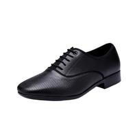 Zapatos de Baile Latino Hombre Zapatos de Baile Cuero for Hombre, Calzado Deportivo Cuadrado for, Zapatos Latinos Suave for Adultos, Zapatillas Modernas vals for, Aumento(Perforated polyureth,41 EU)