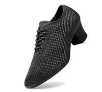 Zapatos De Baile Latino Mujer Zapatos Danza Latina Mujer Heels Zapato De Salsa Zapato Tacón Alto Heels Dance, Le Noir, 39 EU