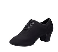 Zapatos De Baile Latino para Mujer Zapatos de Baile for Mujer, Calzado salón Latino Jazz, Zapatos Salsa, Tacones Altos, Zapatillas Entrenamiento for práctica for para Baile(Black01,7)