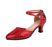 Zapatos de baile latinoamericanos zapatos de baile con tacones altos plataforma tacones altos mujer bombas negras 45 zapatos de novia sexy plataforma sexy, rojo, 41 EU