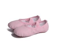Zapatos de Baile Mujer Zapatillas de Ballet Suaves, fáciles de cuidar, Talla 32-40, Suela Completa, for Yoga, sin Cordones, Transpirables, for Baile y Jazz.(Pink,Size 35)