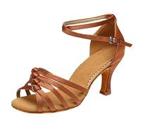 Zapatos de baile para mujer, elegantes, estándar, latino, bailar, salsa, tango, vals social, zapatos de baile abiertos, zapatos de fiesta, zapatos profesionales para fiestas, ejercicios de danza