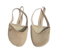 Zapatos de baile para mujer, medias suelas de gimnasia rítmica, calcetines de ballet para danza del vientre, suelas, ballet, gimnasia, pirueta para mujeres y niñas, Código XS, Talla única