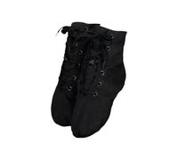 Zapatos de baile para mujer, tacón plano, botas de baile para hombre, con cordones, zapatos de jazz, monocolor, unisex, botas de jazz profesionales, zapatos de artes marciales, zapatos de ballet para