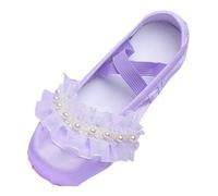 Zapatos de baile para niños, zapatos de baile con diamantes de encaje, zapatos de entrenamiento para yoga, cómodos, cálidos, danza, rendimiento, para interiores, informales, bailar, ballet, apariencia