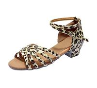Zapatos De Baile Tango Mujeres Confort Tacones Altos Zapatos Danza Tango Salón Bals De Caminar Deportivo Cerrado De Punta Latina Sandalias Señoras Latina Salsa Tango Vals Bachata Sandale, beige, 39 EU