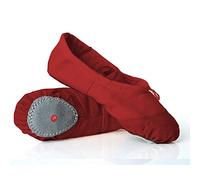Zapatos de Ballet, Lote 3 Zapatillas de Ballet de Danza Baile para Niña (Rojo, 39)