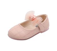 Zapatos de ballet para niños y niñas - Zapatos de cuero con lazo de princesa zapatos antideslizantes zapatillas transpirables de verano zapatos individuales cómodos zapatos de baile ligeros para