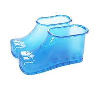 Zapatos de Baño de Pies Portátiles Tipo Gancho, Baño de Pies Spa Baño de Pies Botas de Masaje, Botas de Cubo de Relajación, blue