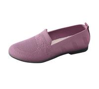 Zapatos de barco para mujer, zapatos de salud para mujer, elegantes, antideslizantes, informales, para diabéticos, de verano, para caminar, ortopédicos, de punto, transpirables, cómodos, ligeros