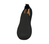 Zapatos de barco para mujer, zapatos de tela, zapatos de salud, zapatillas de deporte, zapatillas de deporte, transpirables, ligeras, cómodas, Negro , 42 EU