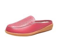 Zapatos de barco para mujer, zapatos informales, zapatos de verano, mocasines para caminar, zapatos de punto, zapatos anchos, pantuflas, zapatillas de interior, transpirables, cómodas, ligeras, Rosa