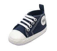 Zapatos de bebé para interiores para niños pequeños, suela suave, 9 años, zapatos para correr, Navy, 20 EU