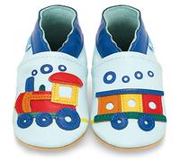 Zapatos de Bebé - Zapatillas de Cuero Niño Niña - Patucos de Piel con Elástico para Bebé - Zapatitos Primeros Pasos - Pantuflas Infantiles 0-6 Meses 6-12 Meses 12-18 Meses 18-24 Meses 2-3Años