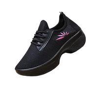 Zapatos de boliche para mujer, zapatos deportivos de 9 pulgadas de ancho para mujer, bonitos zapatos de tenis blancos para mujer, cómodos zapatos para caminar, tenis tipo calcetín con plataforma de