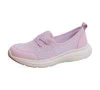 Zapatos de calle Zapatos Casual de Malla con Suela Suave Zapatos de Paseo con Suela Plana Baja Deportivas Zapatos 547, violeta, 38 EU