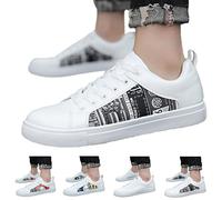 Zapatos De Caminar Ligero Urbano Mujer, Zapato Mujer Verano Chic, Zapatilla De Deporte Con Patrón Vintage 2026 Nuevo Zapato De Correr Versátil Basquette Plana Zapato De Gran Tamaño Zapatos, rojo, 43