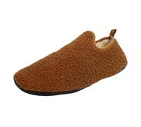 Zapatos de caminar para mujer, hombre, mujer, parejas, invierno, monocolor, hogar, interior, algodón, paquete de piso suave, paquete con terciopelo grueso y cálido, zapatos altos para mujer, tacón