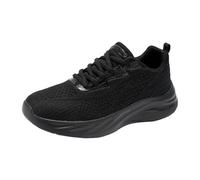 Zapatos de caminar para mujer, impermeables, elegantes, cómodos, ligeros, antideslizantes, para caminar, fitness, ocio, calle, interior y exterior, Negro , 36 EU