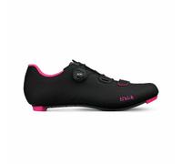 Zapatos De Carretera Fizik Tempo R5 Overcurve Negro / Rosa Fluo - 43.5